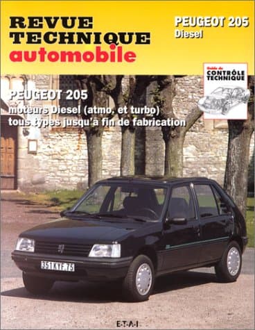 RTA Peugeot 205 Diesel (Atmo/Turbo) - Revue Technique Automobile RRTA0456.6