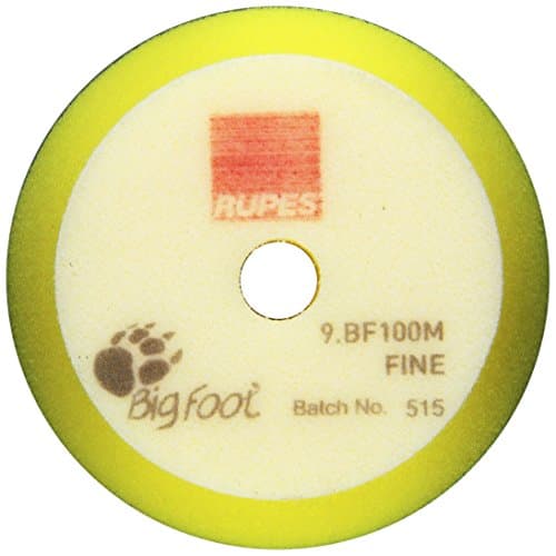 Pad Lustrage RUPES BigFoot Fine Jaune Ø80/100mm - Réf. 9.BF100M pour LHR75