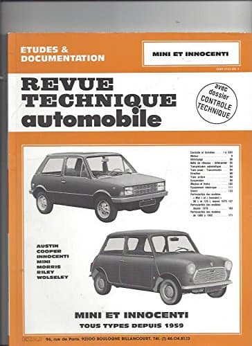 RTA 343.4 Austin Mini & Innocenti (1959+) - Revue Technique Automobile