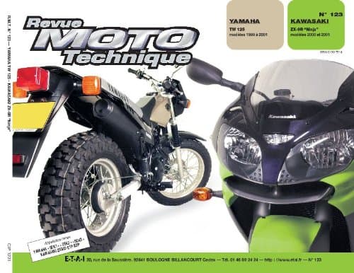 Revue Technique Moto RMT 123.1 - Yamaha TW125 (99-01) & Kawasaki ZX-9R (00-01)