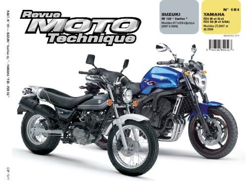 Revue Technique RMT 151.1 - Suzuki RV125 (07-09) & Yamaha FZ6/S2 (07-08)