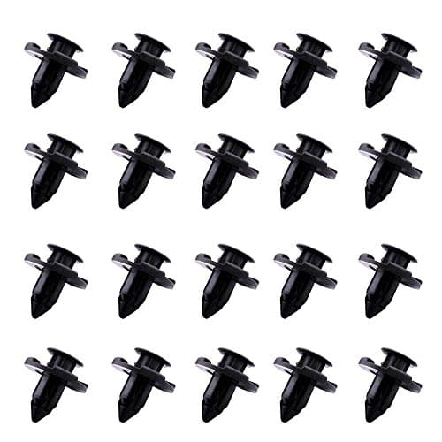 Lot de 20 Clips de Fixation Muchkey en Nylon PA66 pour Perçage Ø8mm - Norme OEM
