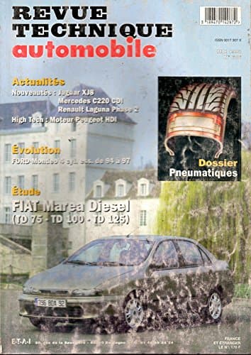 RTA 606 Fiat Marea Diesel - Manuel Technique d'Atelier TD 75/100/125