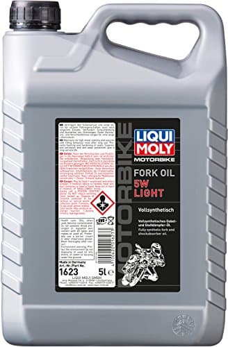 Liqui Moly 1523 Motorbike Fork Oil 5W Light - Fluide Synthétique Racing - 1L