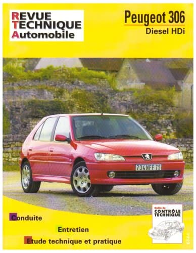 Revue Technique Automobile RTA 639.1 - Peugeot 306 Diesel HDi (Réédition)