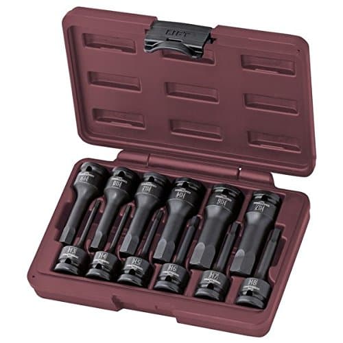 Kraftwerk 3086 - Jeu de 12 Douilles à Choc Hex 1/2" Cr-Mo - 3 à 17mm
