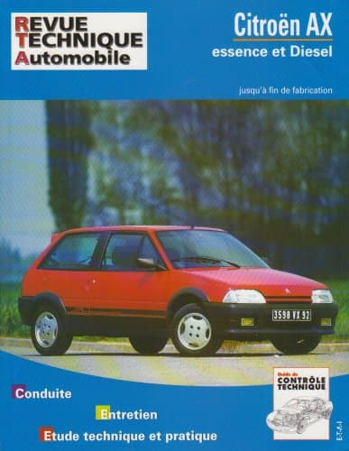 RTA 100.1 Citroën AX (1986-1998) : Manuel de Réparation et Données Techniques