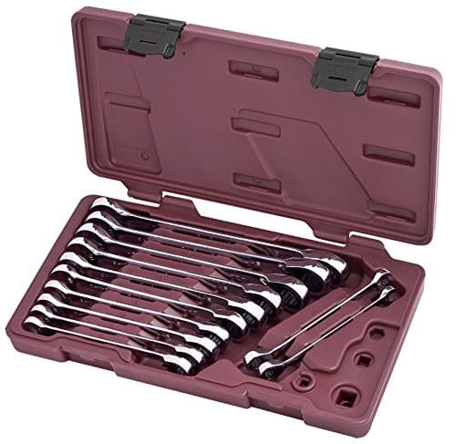 Coffret 12 Clés Mixtes à Cliquet Réversibles Kraftwerk 3404-54 | 8-19mm | DIN 3113