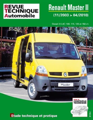 Revue Technique Automobile RTA B760 - Renault Master II Phase 2 (2.5 dCi / 3.0 dCi)