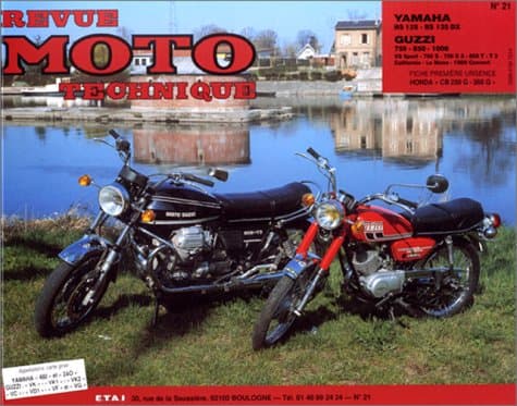 Revue Technique Moto RMT 21 - Yamaha 125 RS/DX & Moto Guzzi V7/750/850/1000