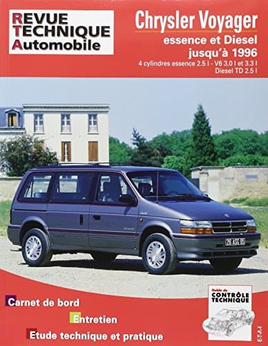 Revue Technique Automobile 347.1 : Chrysler Voyager Essence & TD (jusqu'à 1996)