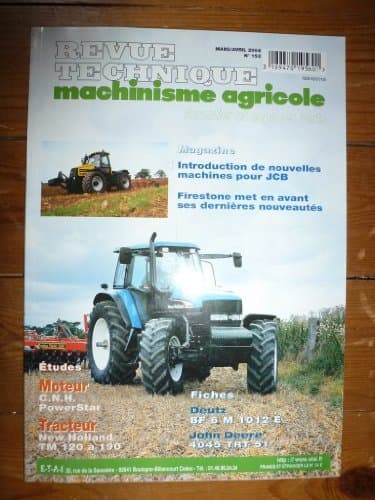 Revue Technique TM120-TM190 New Holland - RTMA0153 Maintenance Machinisme