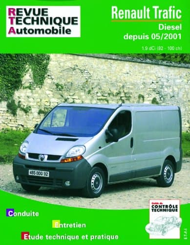 Revue Technique Automobile RTA 655.1 - Renault Trafic II Diesel 1.9 dCi (82/100 ch)