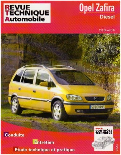 RTA 633.1 Opel Zafira A Diesel (1999-2005) - Moteurs 2.0 DI & DTI (X20DTL/Y20DTH)