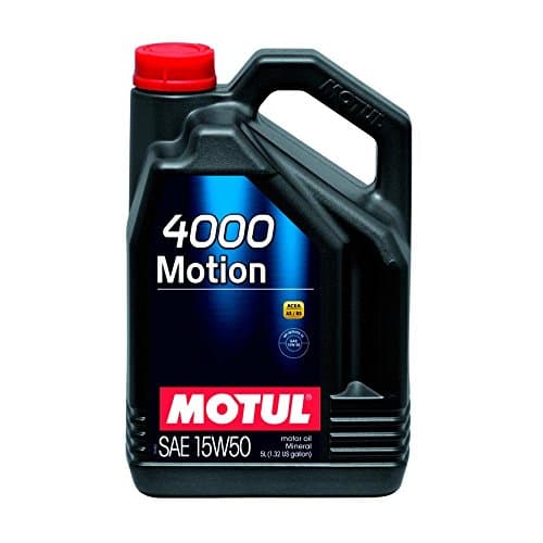 Lubrifiant Moteur 4000 MOTION 15W50 - Grade de Viscosité SAE J300 - 5L