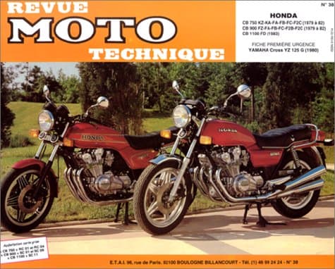Revue Technique RMT 38 : Honda CB 750/900/1100 (1979-1983) - Manuel d'Atelier