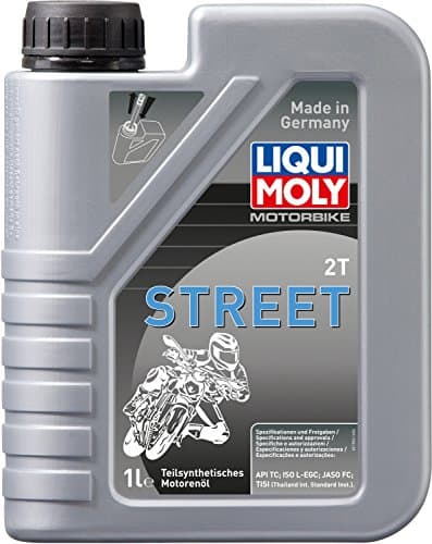 Huile LIQUI MOLY 1504 Motorbike 2T Street - Semi-Synthèse API TC / JASO FC - 1L