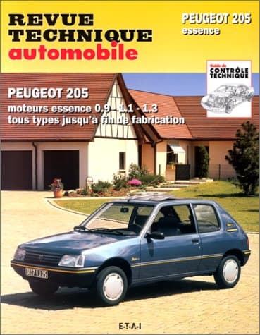 RTA 708.2 Peugeot 205 (83-98) Moteurs X-TU 0.9L-1.3L - Revue Technique Expert