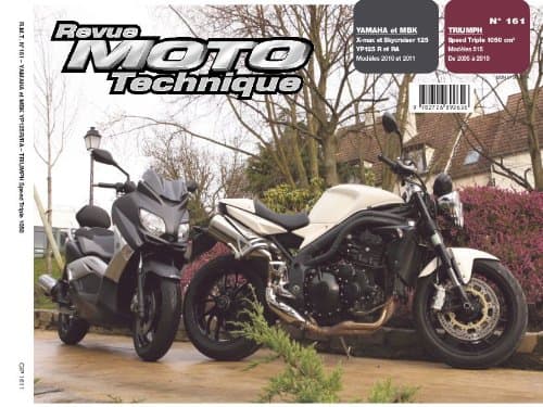 RMT N°161 : Yamaha YP125R X-Max / MBK Skycruiser & Triumph Speed Triple 1050