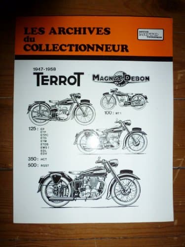 Revue Technique Terrot 125-350-500 : Manuel de Réparation Archives Collectionneur