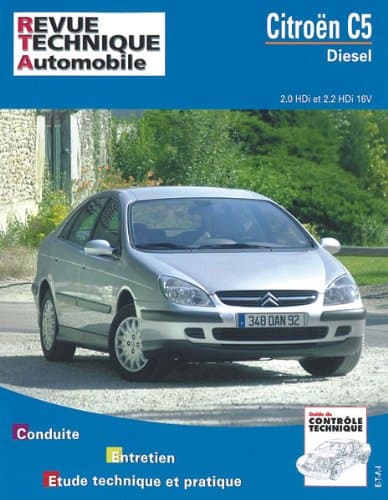 RTA 690.1 Citroën C5 Phase 2 (09/04-2008) - Moteurs 1.6 & 2.0 HDi FAP