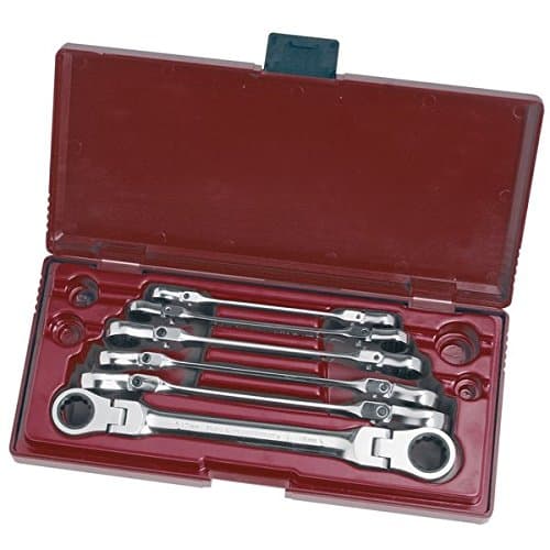 Jeu de 6 Clés à Cliquet Articulées KRAFTWERK 3403-51 Clickraft 8-19mm Cr-V