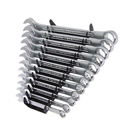 Jeu de 12 Clés Mixtes Silverline SP1236 | 8-19mm | Acier Cr-V Matricé | DIN 3113