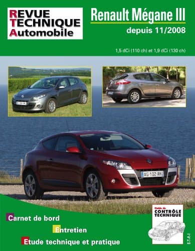RTA ETAI B744.4 Renault Mégane III (11/2008-01/2012) 1.5/1.9 dCi FAP