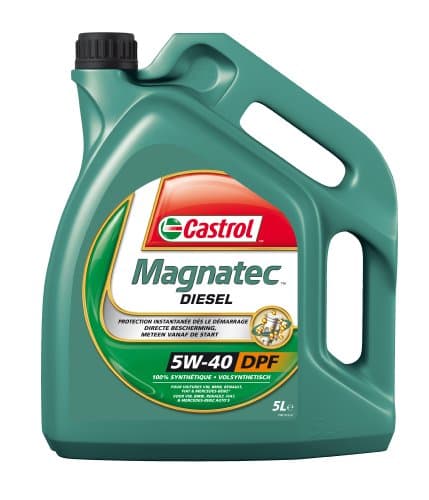 Castrol MAGNATEC Diesel 5W-40 DPF - Lubrifiant 100% Synthèse ACEA C3 - 5L