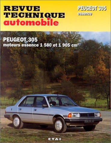 RTA 441.5 Peugeot 305 (1982-1989) : Moteurs XU5/XU9 - Documentation Technique
