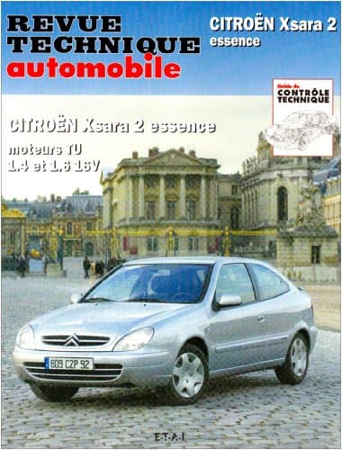 RTA 647.1 Citroën Xsara 2 Essence : Moteurs TU 1.4-1.6 16V | Manuel d'Atelier