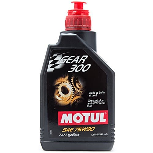 Motul Gear 300 75W90 - Lubrifiant 100% Synthétique Ester - API GL-4/GL-5 - 1L
