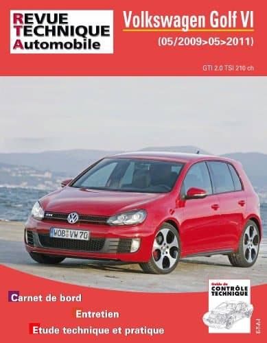 RTA HS 009.1 VW Golf VI GTI 2.0 TSI (210ch) - Revue Technique Moteur CCZB