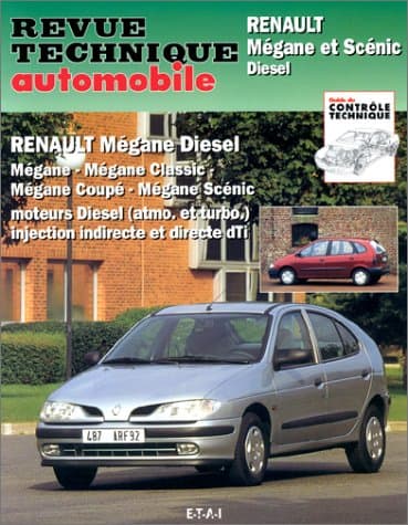 RTA 587.3 Renault Mégane/Scénic Diesel (95-98) - Revue Technique Automobile