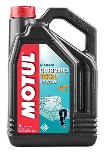 MOTUL Outboard Tech 4T 10W-30 - Lubrifiant Technosynthese® NMMA FC-W - 5L