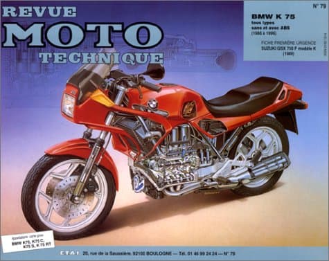Revue Technique Moto RMT 79.2 - BMW K75 (86-96) : Maintenance & Métrologie