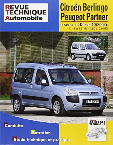 RTA B704.5 - Revue Technique Automobile Citroën Berlingo & Peugeot Partner (M59)