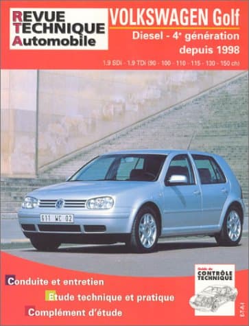 RTA 622.2 VW Golf IV Diesel (1998-2004) - Manuel Technique SDI/TDI 90-150 CV