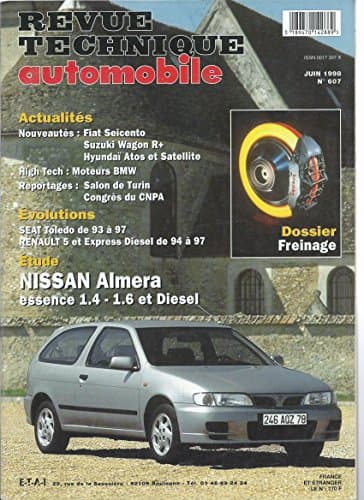 RTA 607.1 Nissan Almera : Manuel Technique de Maintenance et Réparation