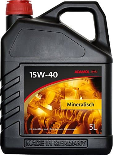 Huile Moteur Minérale ADAMOL 1896 15W-40 - API SL/CF - ACEA A3/B4 - 5L