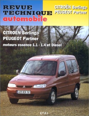 RTA Citroën Berlingo I & Peugeot Partner I (1996-2002) - Manuel Technique RRTA0602.1