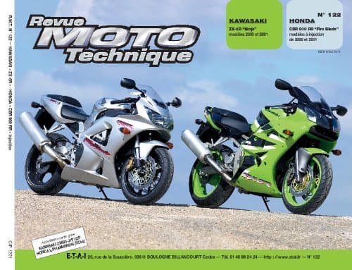 Revue Technique RMT 122.1 - Kawasaki ZX-6R (00-01) & Honda CBR900RR (00-01)