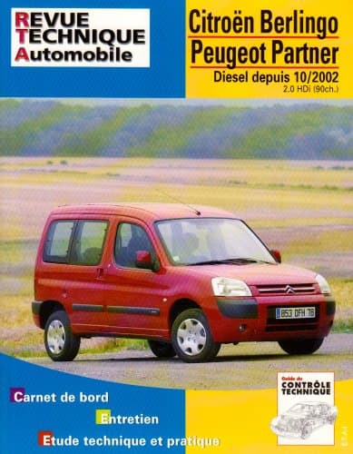 RTA 688.1 Citroën Berlingo / Peugeot Partner II 2.0 HDi 90cv (Dès 10/2002)