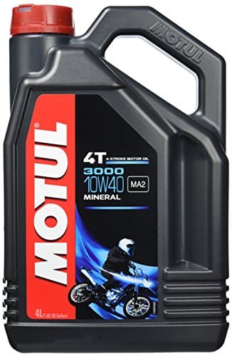 Huile Moteur Minérale MOTUL 3000 4T 10W40 - Norme JASO MA2 - Bidon 4L