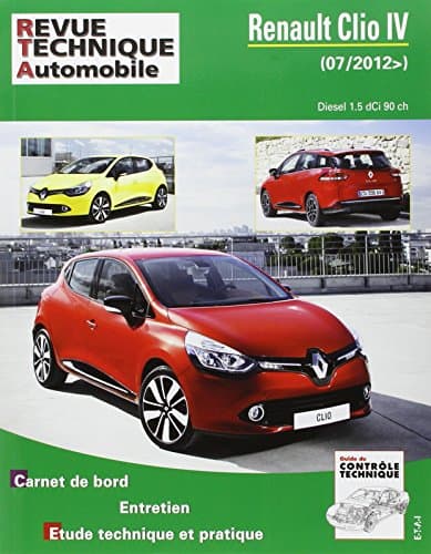 RTA B783 Renault Clio IV (2012+) - Moteur 1.5 dCi 90 K9K_608 - Revue Technique