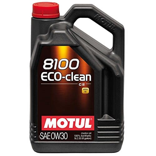 Motul 8100 Eco-Clean 0W-30 C2 - Lubrifiant 100% Synthèse Mid-SAPS - 5L