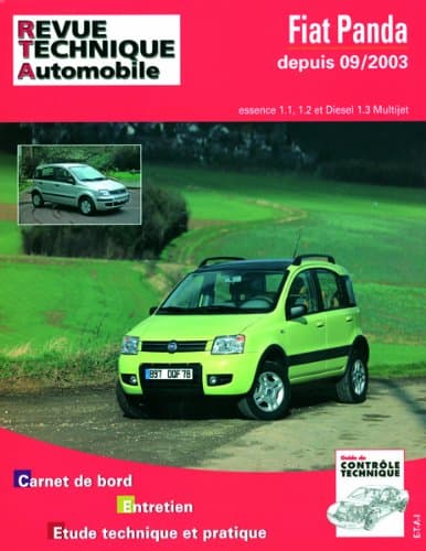 RTA B706.6 Fiat Panda II (169) - Revue Technique Automobile ETAI - Essence & Diesel