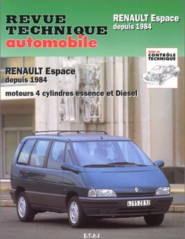 RTA 709.1 Renault Espace I & II (1984-1996) - Revue Technique Automobile