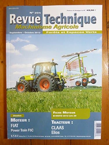 Revue Technique RTMA0204 Claas Elios - Moteur FPT F5C - Expertise Maintenance