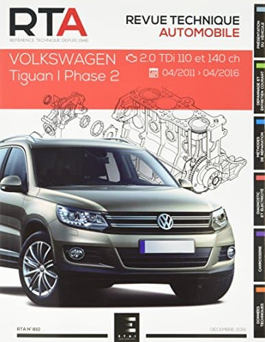 RTA 810.1 VW Tiguan II Phase 2 (04/2011-2016) - Moteurs 2.0 TDI 110/140 ch